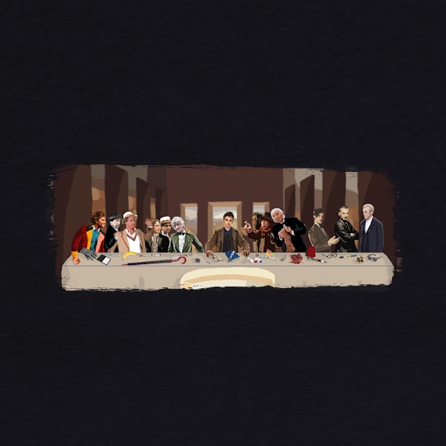 The last supper of the Doctor by lleganyes